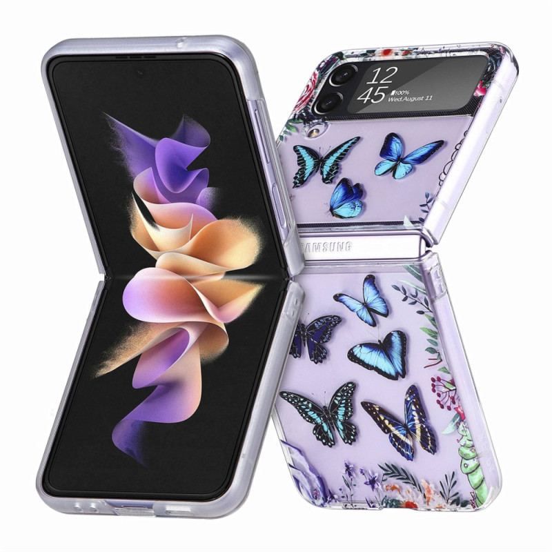 Coque Samsung Galaxy Z Flip 4 Multiples Papillons