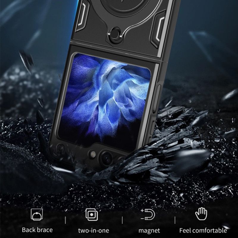 Coque Samsung Galaxy Z Flip 5 Anneau-Support Intégré