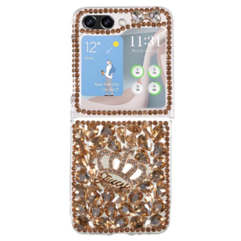 Coque Samsung Galaxy Z Flip 5 Breloques Couronne