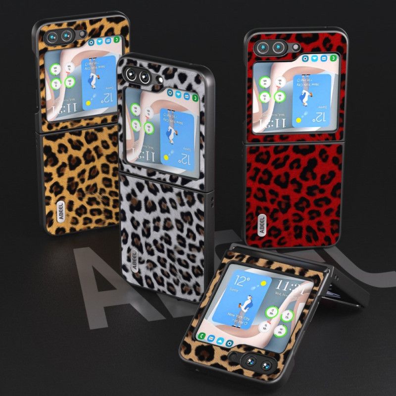 Coque Samsung Galaxy Z Flip 5 Léopard ABEEL