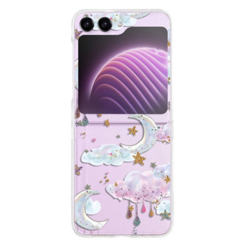 Coque Samsung Galaxy Z Flip 5 Transparente Ciel