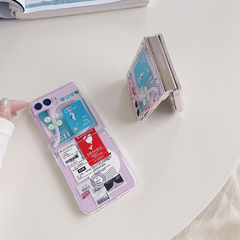 Coque Samsung Galaxy Z Flip 5 Transparente Voyage