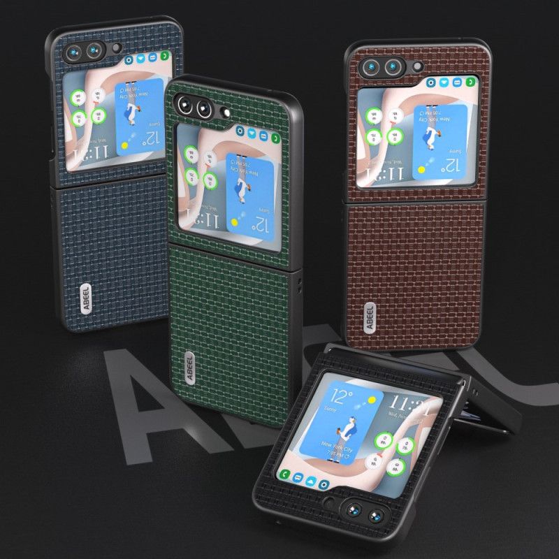 Coque Samsung Galaxy Z Flip 5 Véritable cuir ABEEL