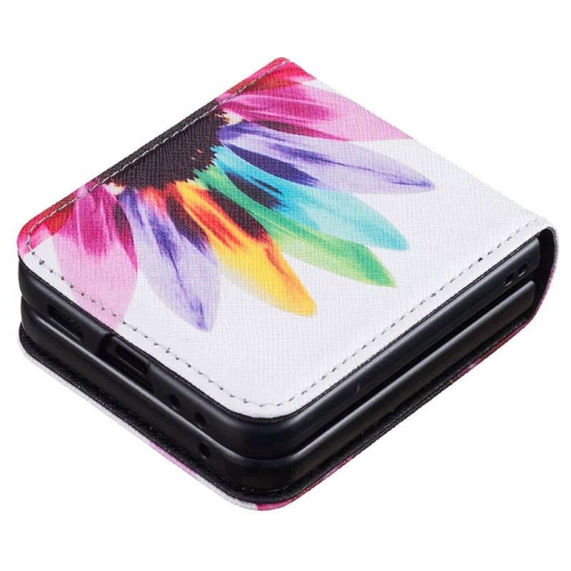 Coque Samsung Galaxy Z Flip 6 Fleur Aquarelle