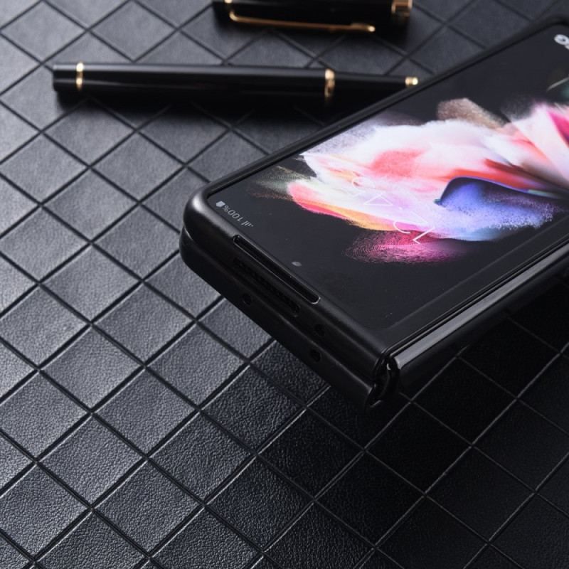 Coque Samsung Galaxy Z Fold 4 Simili Cuir Texture Nylon