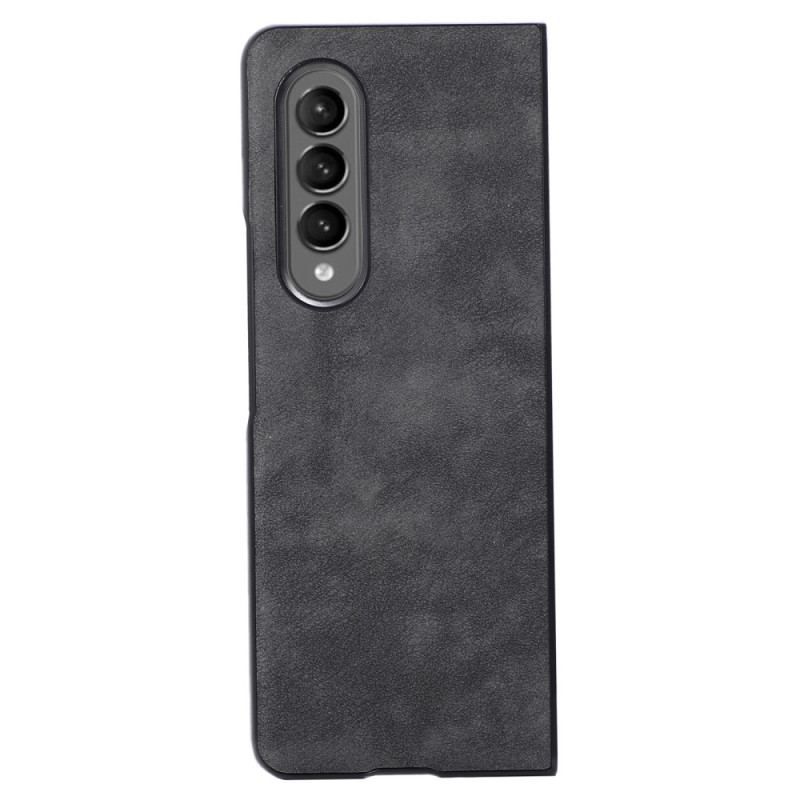 Coque Samsung Galaxy Z Fold 4 Simili Cuir Texture Peau