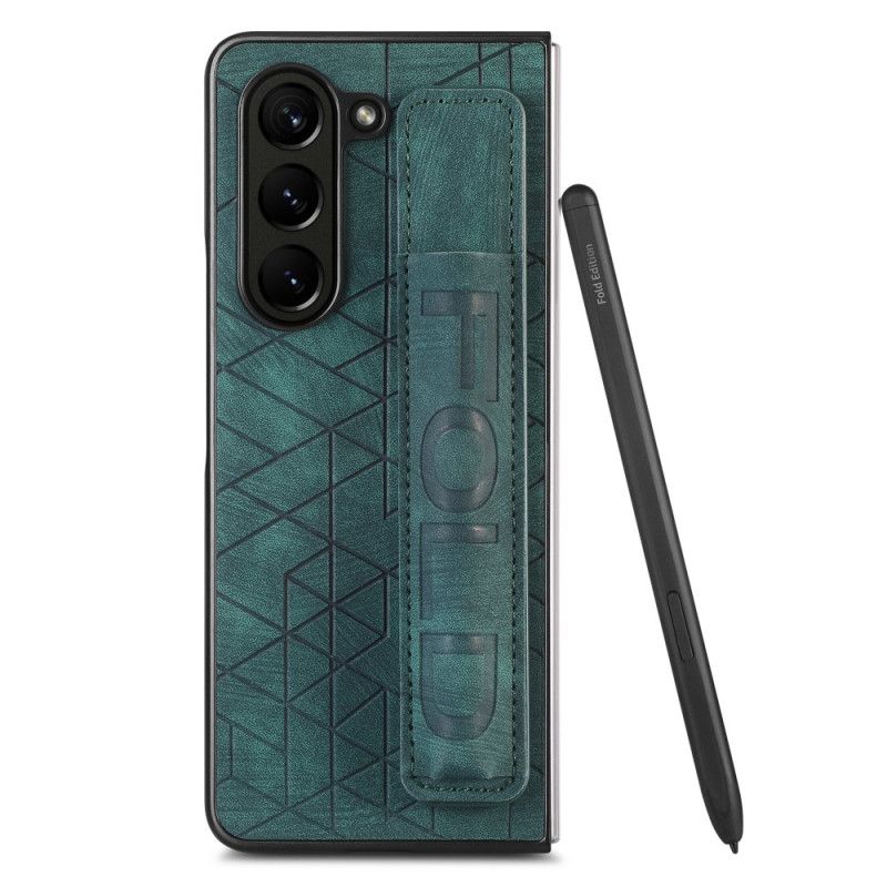 Coque Samsung Galaxy Z Fold 5 Porte-Stylet avec Sangle