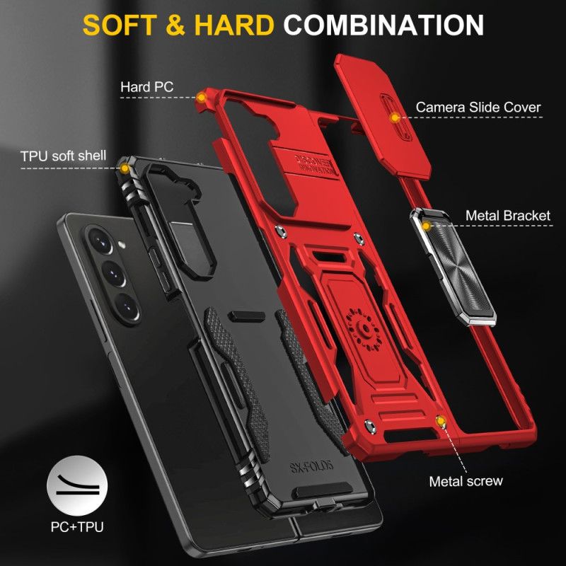 Coque Samsung Galaxy Z Fold 5 Protection Complète avec Anneau