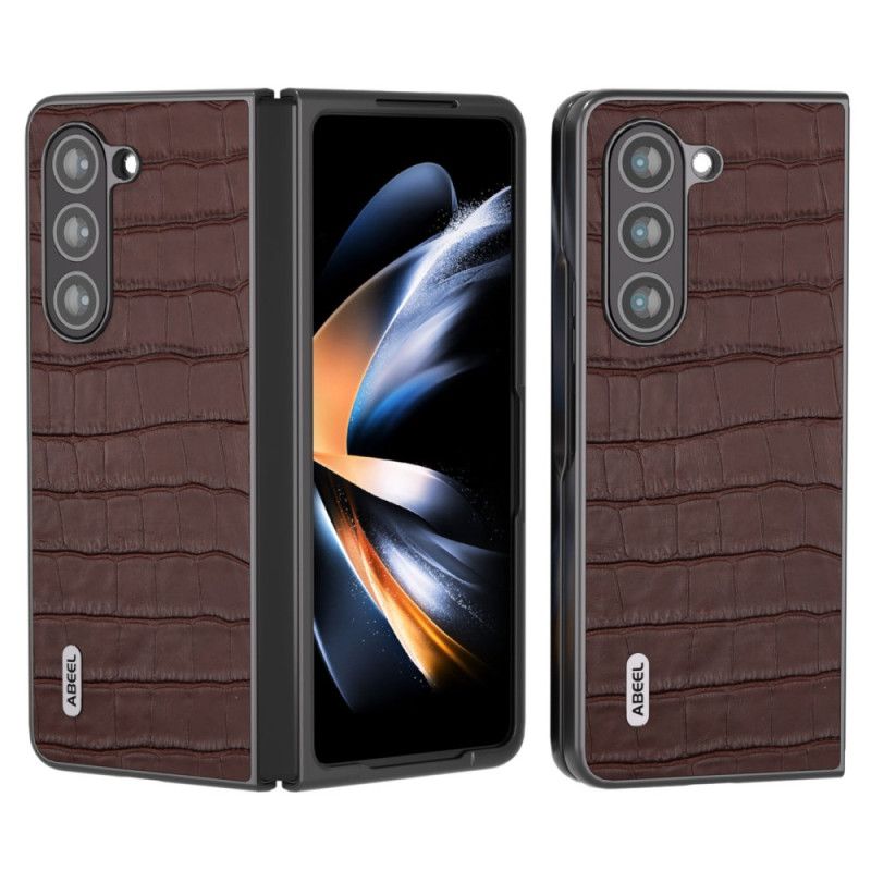 Coque Samsung Galaxy Z Fold 6 Texture Crcodile ABEEL