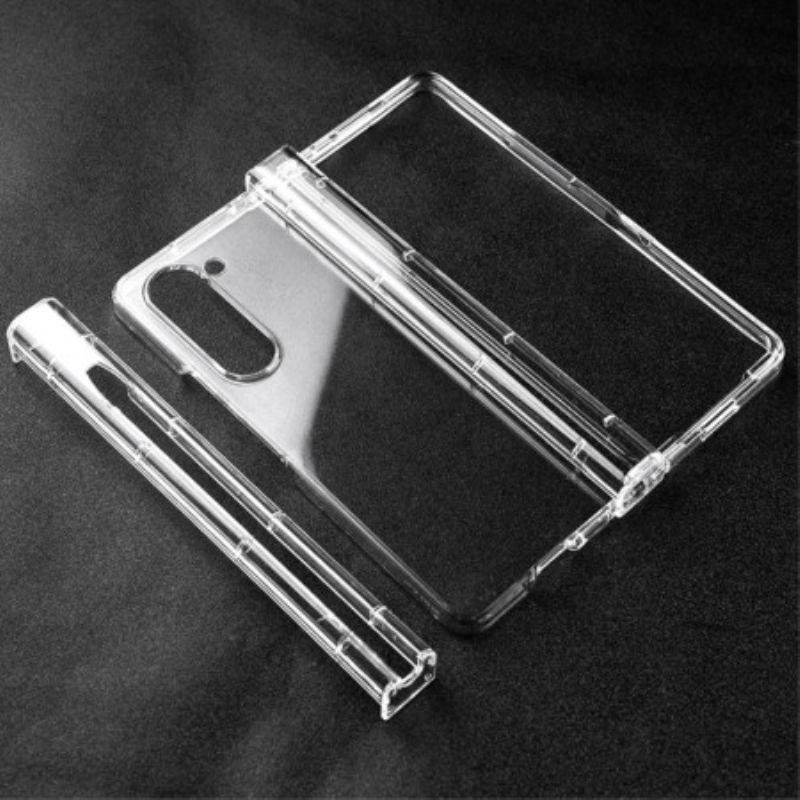 Coque Samsung Galaxy Z Fold 6 Transparente 3 Pièces