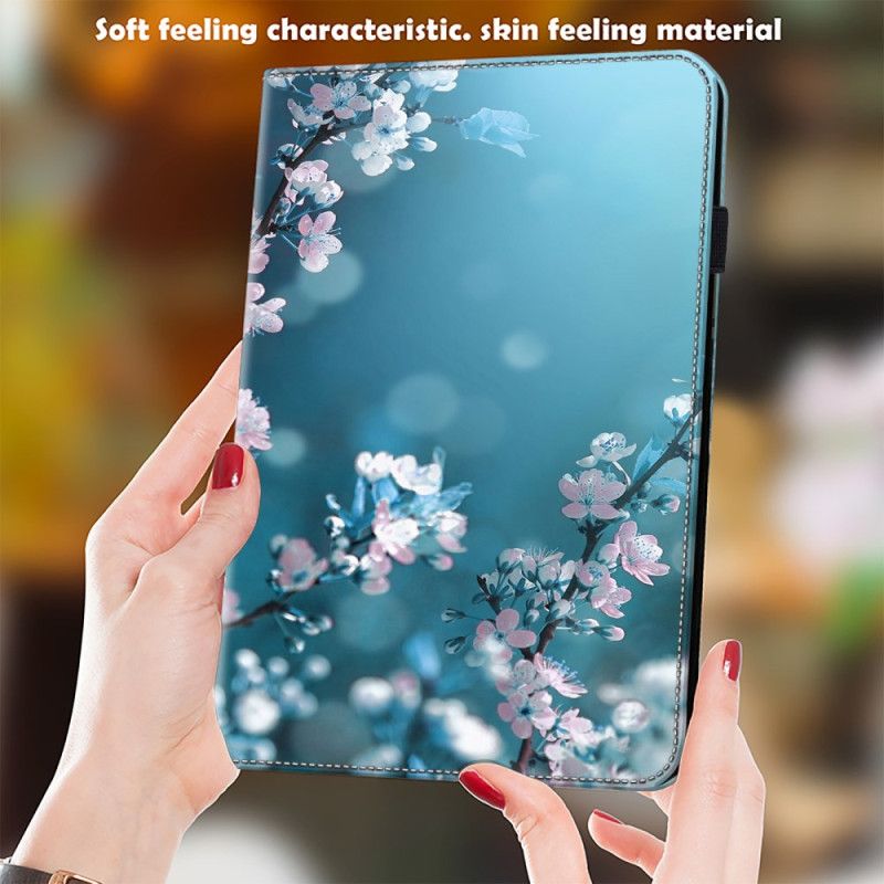 Étui Samsung Galaxy Tab S9 Plus / S9 FE Plus Fleurs de Prunier