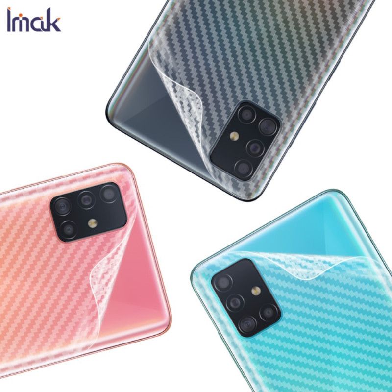 Film De Protection Arrière Pour Samsung Galaxy A51 Style Carbone Imak