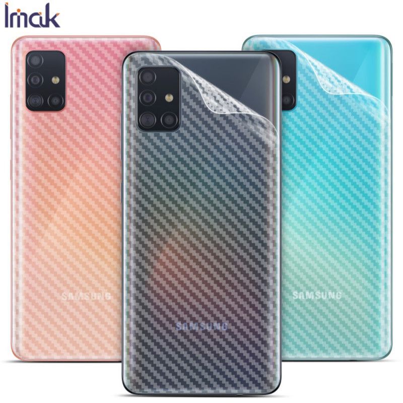 Film De Protection Arrière Pour Samsung Galaxy A51 Style Carbone Imak