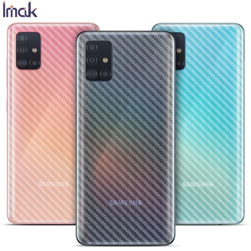 Film De Protection Arrière Pour Samsung Galaxy A51 Style Carbone Imak