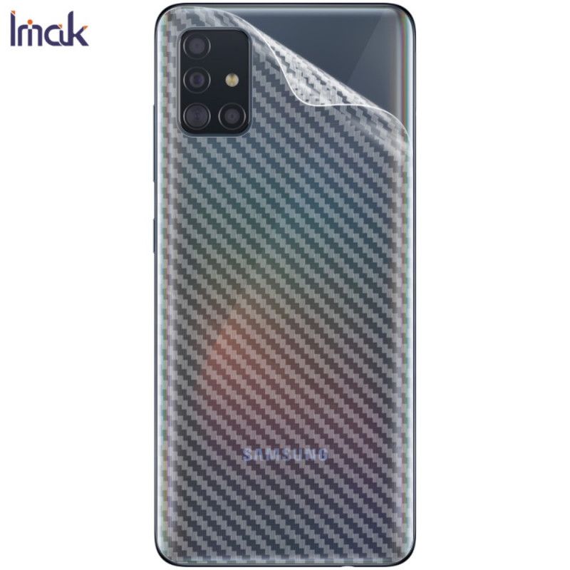 Film De Protection Arrière Pour Samsung Galaxy A51 Style Carbone Imak