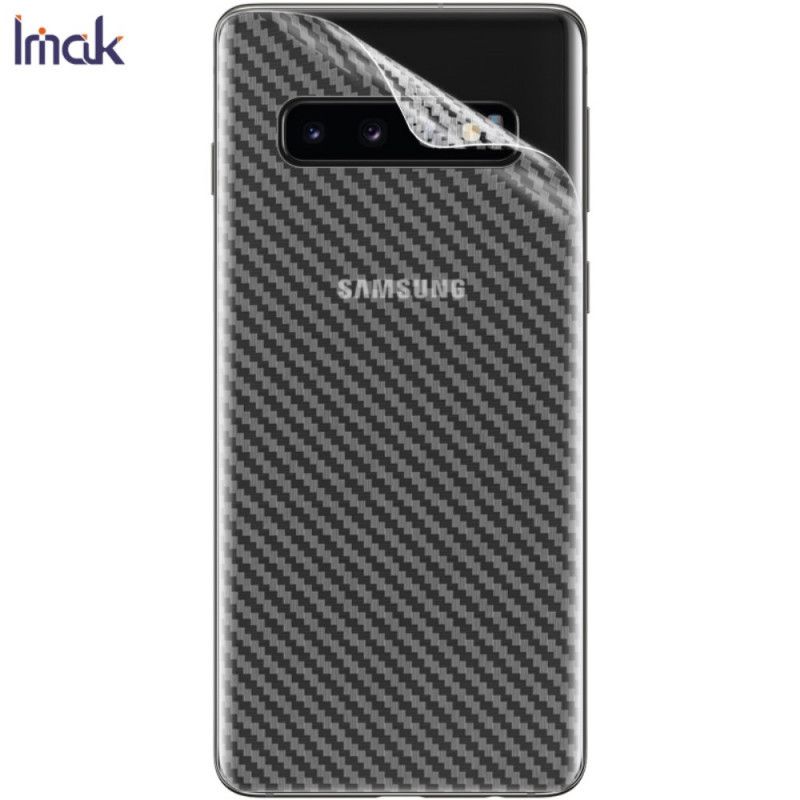 Film De Protection Arrière Pour Samsung Galaxy S10 Style Carbone Imak