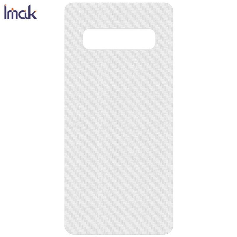 Film De Protection Arrière Pour Samsung Galaxy S10 Style Carbone Imak