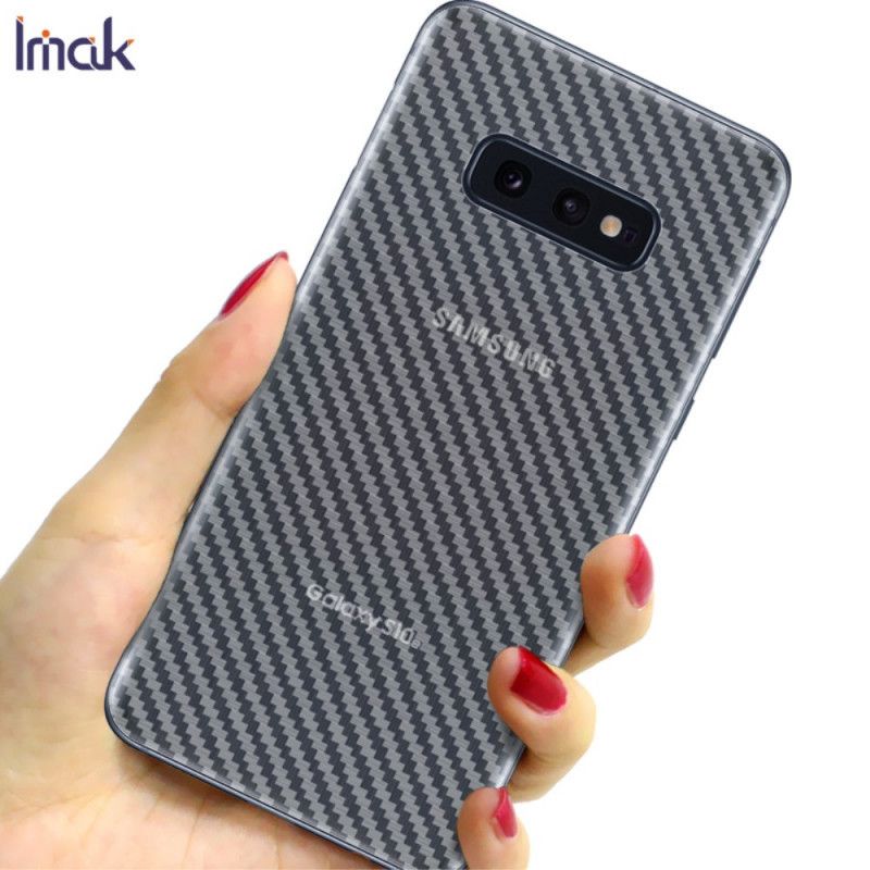 Film De Protection Arrière Pour Samsung Galaxy S10e Style Carbone Imak