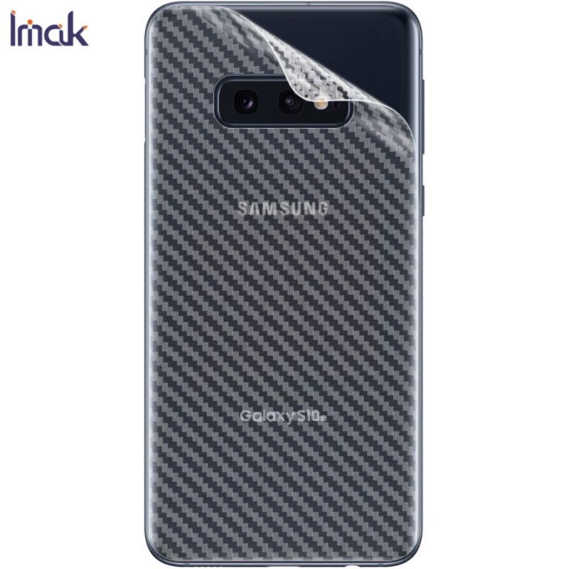 Film De Protection Arrière Pour Samsung Galaxy S10e Style Carbone Imak