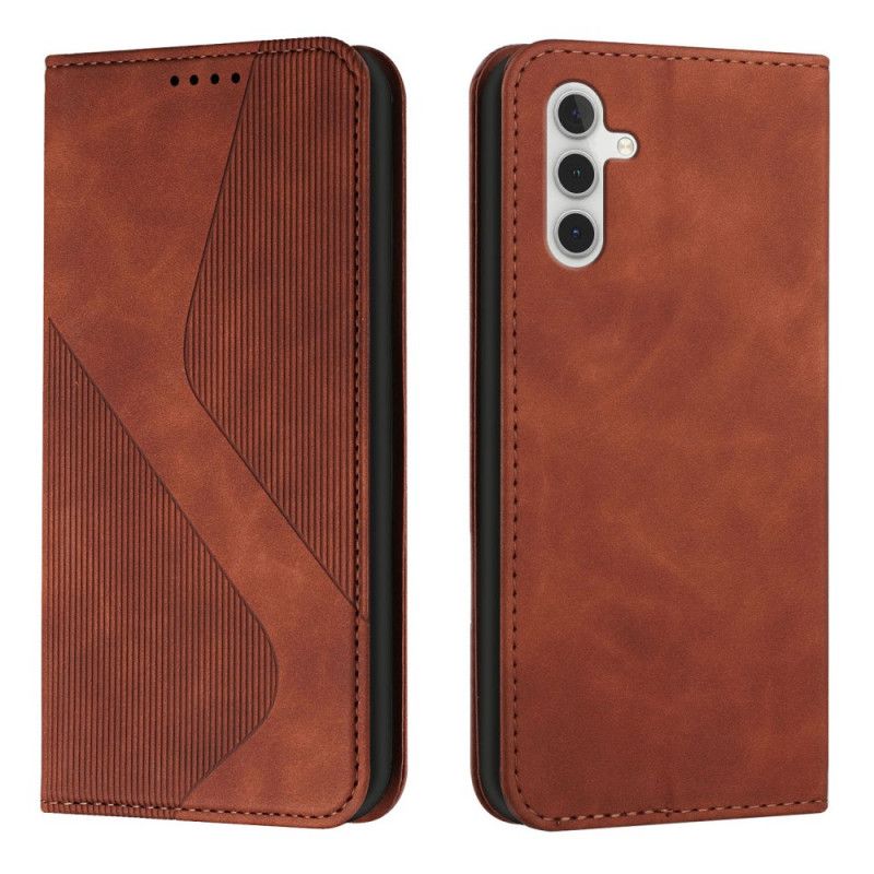 Flip Cover Pour Samsung Galaxy A13 5G Style Cuir S-design