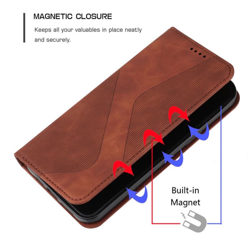 Flip Cover Pour Samsung Galaxy A13 5G Style Cuir S-design