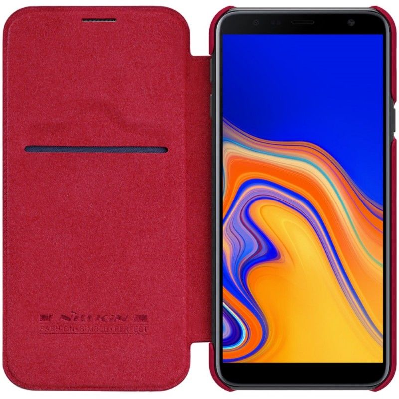 Flip Cover Pour Samsung Galaxy J4 Plus Nillkin Qin Series