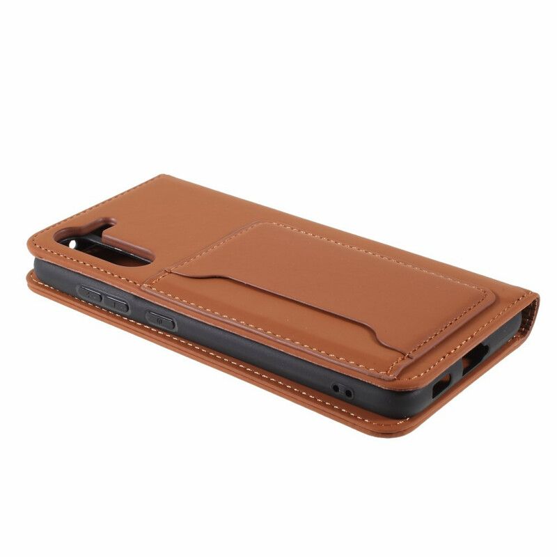 Flip Cover Pour Samsung Galaxy S21 FE Porte-carte Support