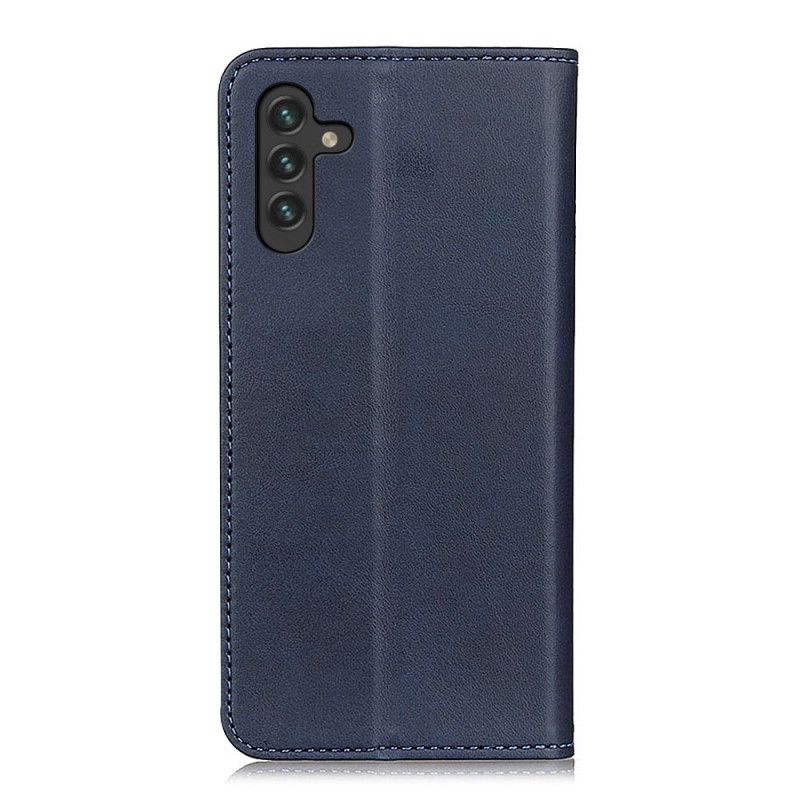 Flip Cover Samsung Galaxy A13 5G Cuir Fendu