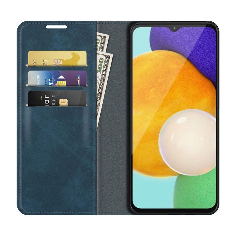 Flip Cover Samsung Galaxy A13 5G Style Cuir Design