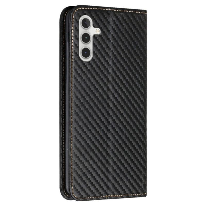 Flip Cover Samsung Galaxy A15 5G Fibre Carbone