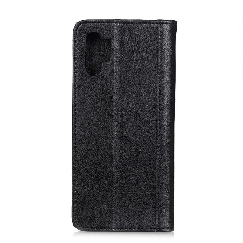 Flip Cover Samsung Galaxy A32 5g Cuir Fendu Litchi Business