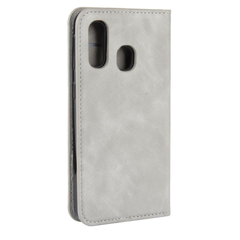 Flip Cover Samsung Galaxy A40 Effet Cuir Douceur