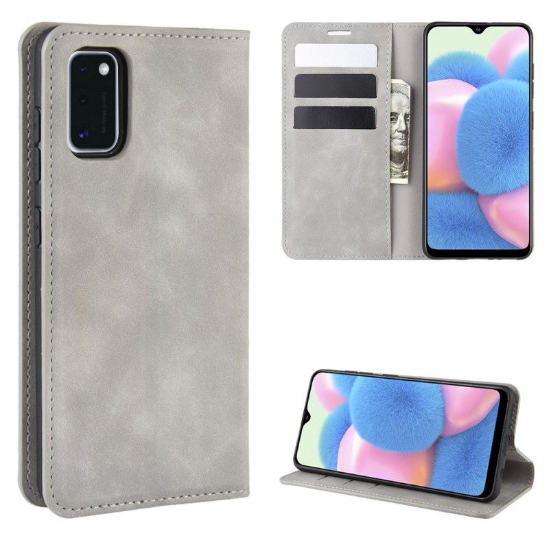 Flip Cover Samsung Galaxy A41 Effet Cuir Douceur