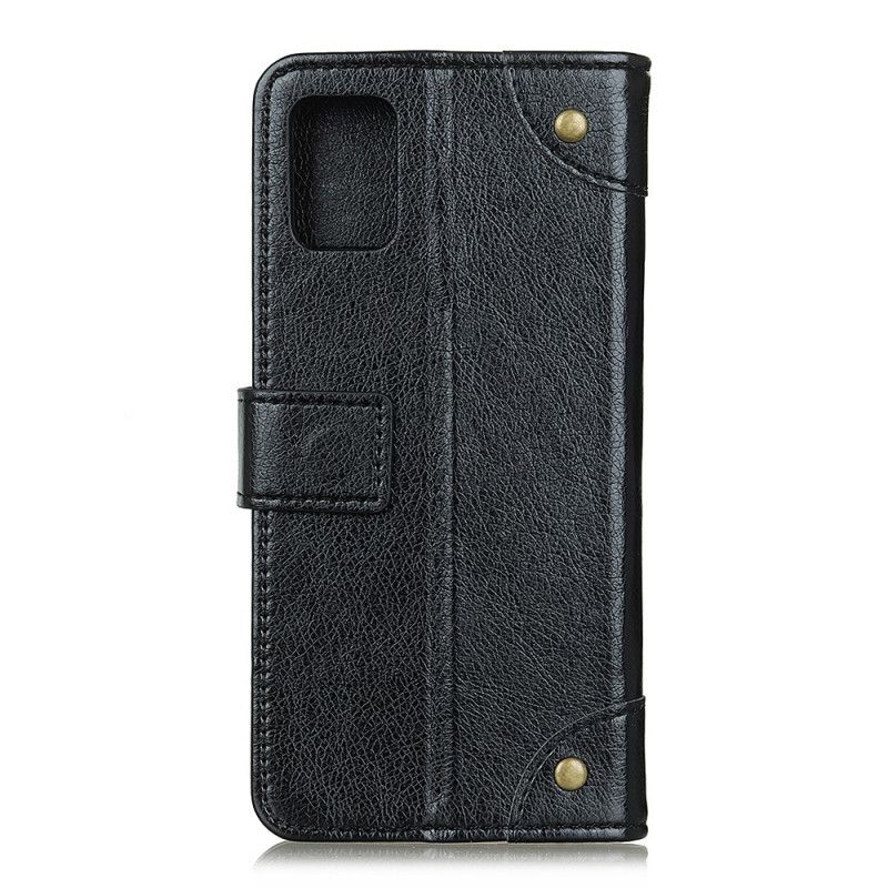 Flip Cover Samsung Galaxy A41 Style Cuir Nappa