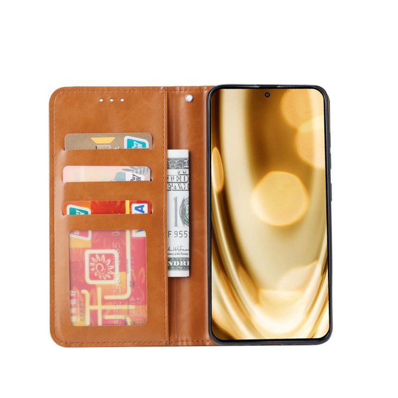 Flip Cover Samsung Galaxy A51 Simili Cuir Porte-cartes