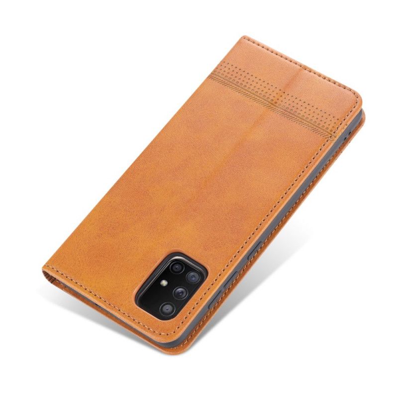 Flip Cover Samsung Galaxy A51 Style Cuir Azns