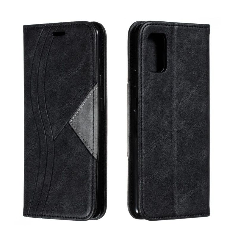 Flip Cover Samsung Galaxy A51 Style Cuir Vague