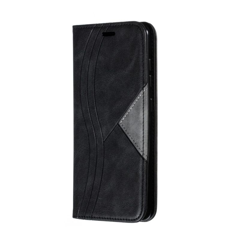 Flip Cover Samsung Galaxy A51 Style Cuir Vague