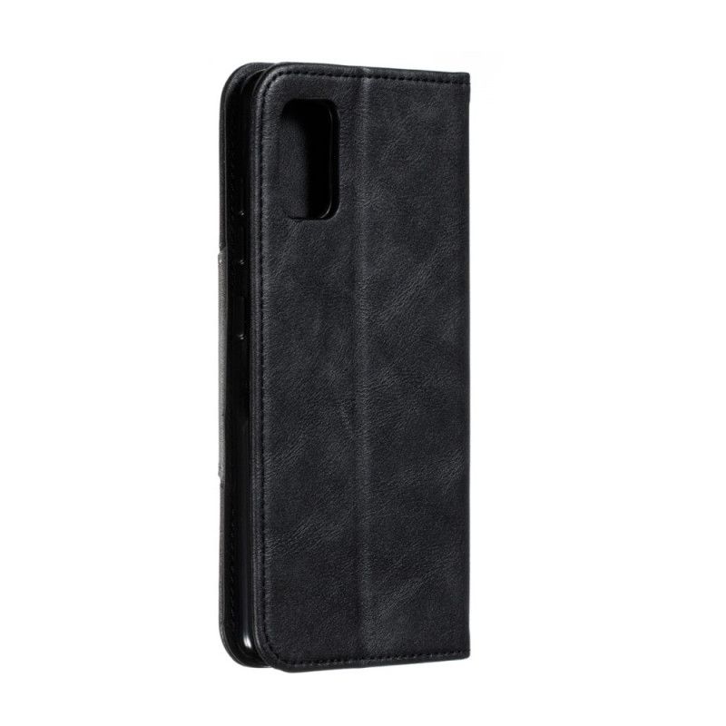 Flip Cover Samsung Galaxy A51 Style Cuir Vague