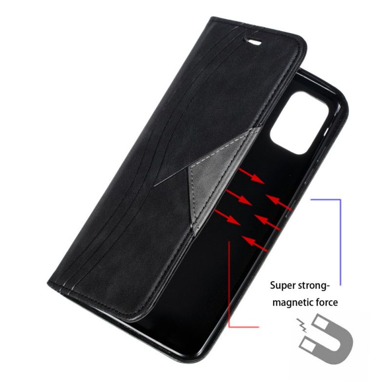 Flip Cover Samsung Galaxy A51 Style Cuir Vague