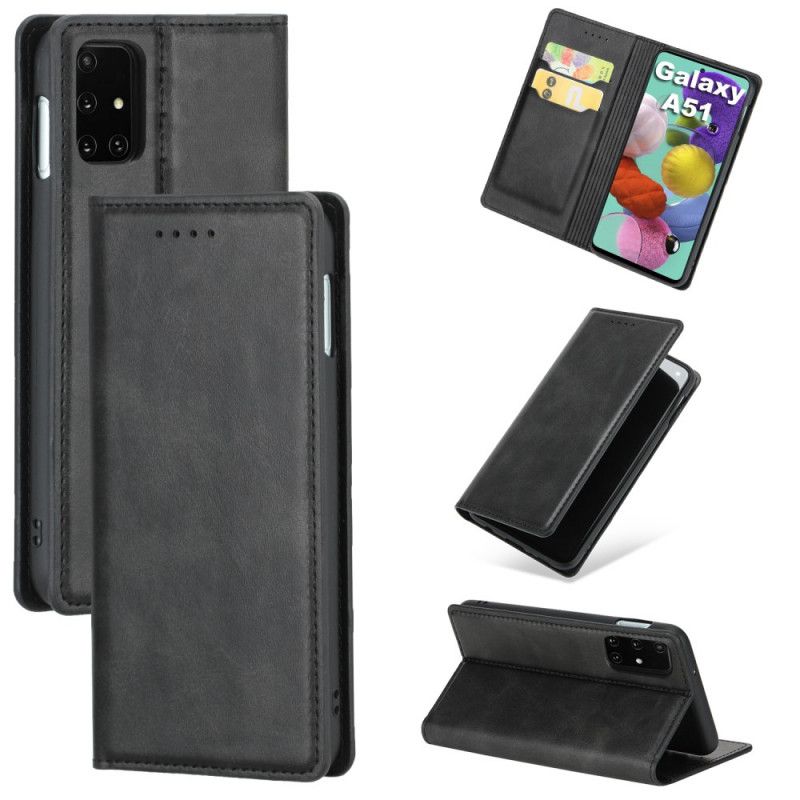 Flip Cover Samsung Galaxy A51 Style Cuir Vintage