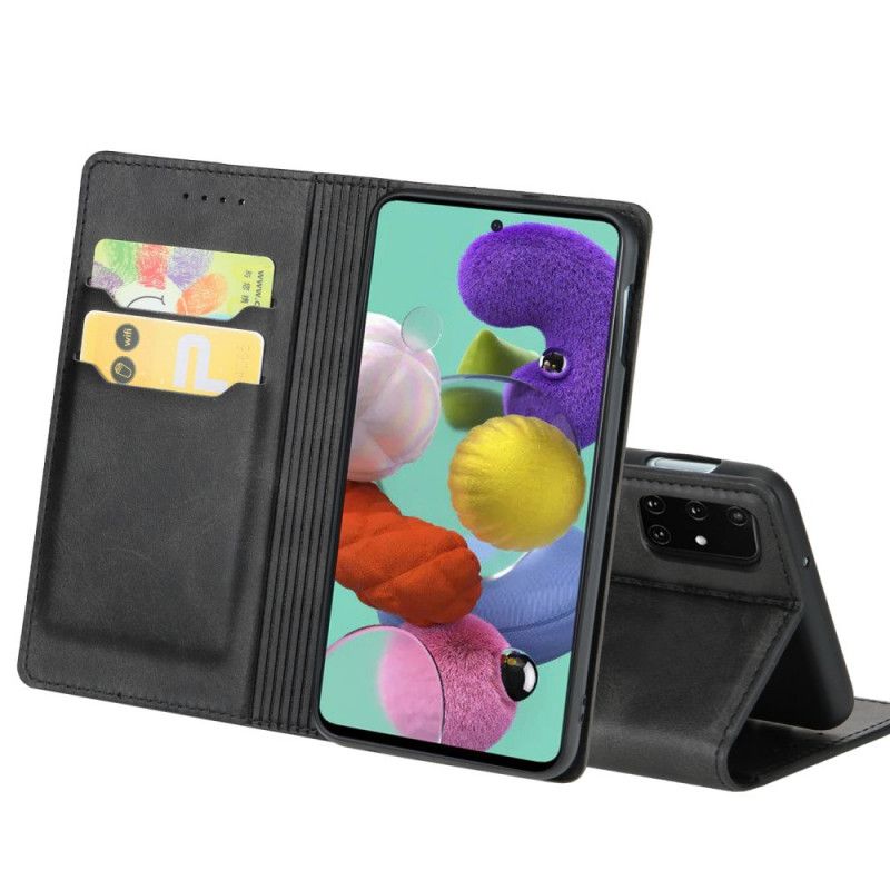 Flip Cover Samsung Galaxy A51 Style Cuir Vintage