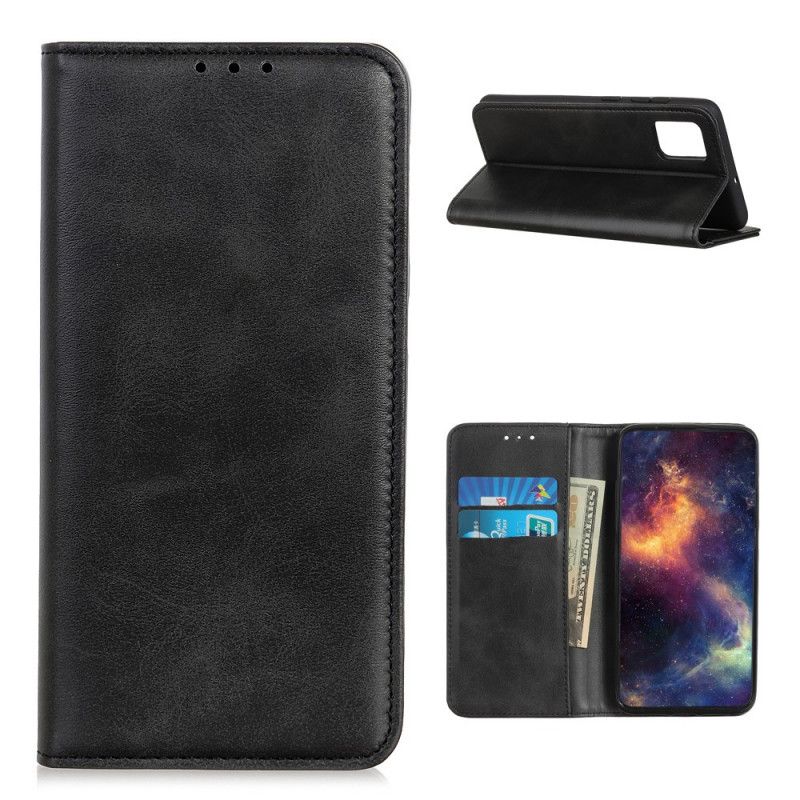 Flip Cover Samsung Galaxy A52 4g / A52 5g Cuir Fendu Vintage