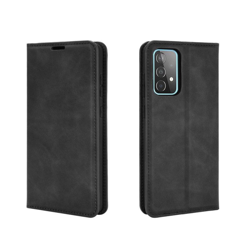 Flip Cover Samsung Galaxy A52 4g / A52 5g Effet Cuir Douceur