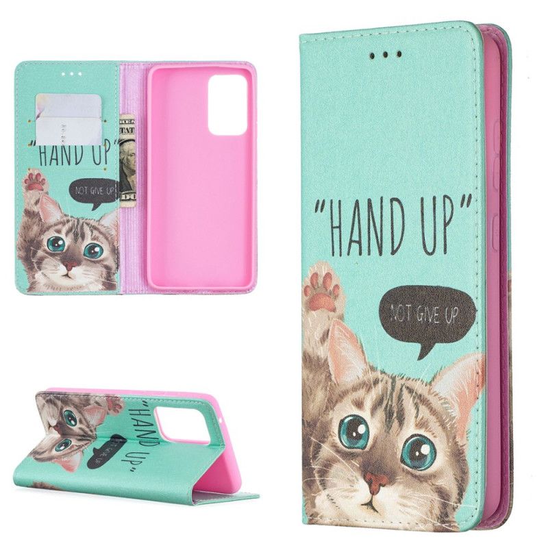 Flip Cover Samsung Galaxy A52 4g / A52 5g Hand Up