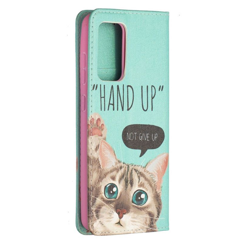 Flip Cover Samsung Galaxy A52 4g / A52 5g Hand Up