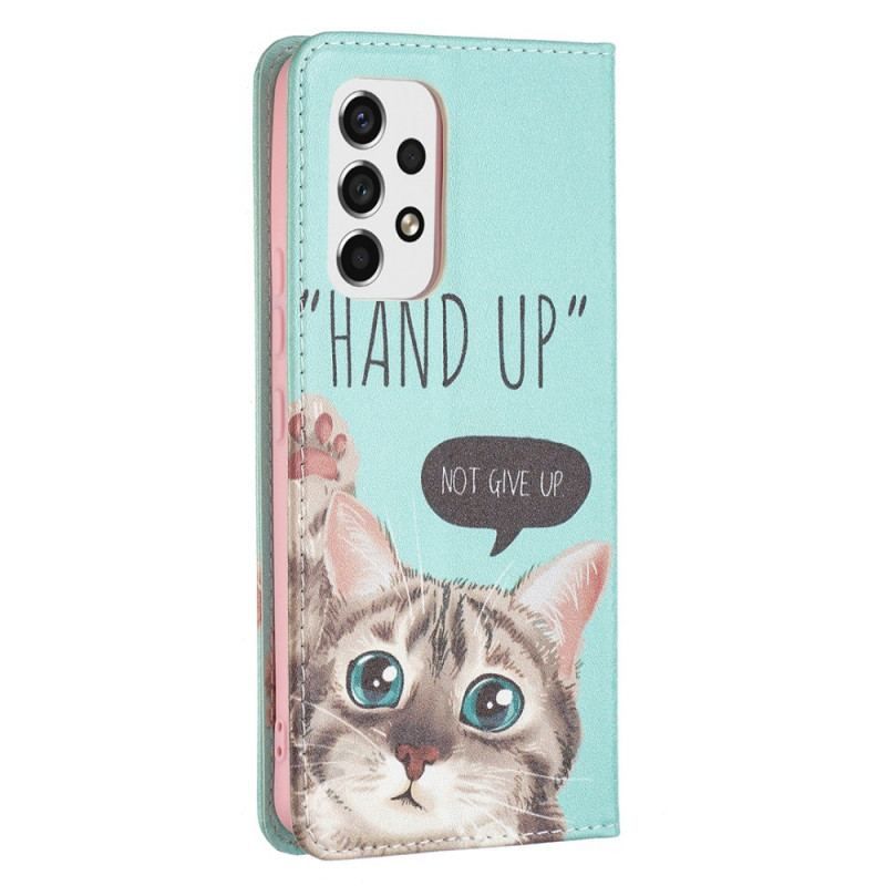 Flip Cover Samsung Galaxy A53 5G Hand Up