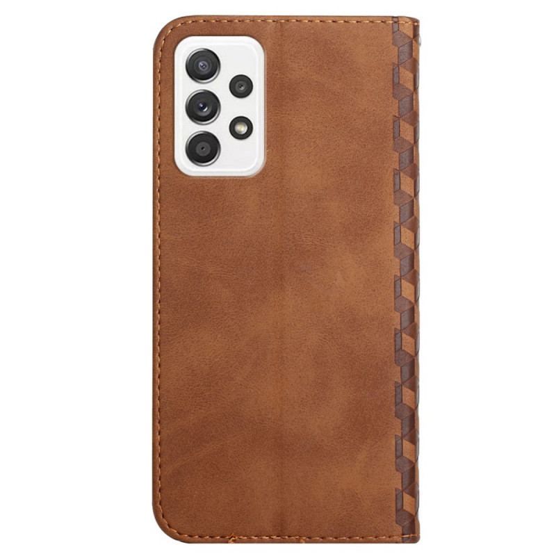 Flip Cover Samsung Galaxy A53 5G Style Cuir Motif 3D