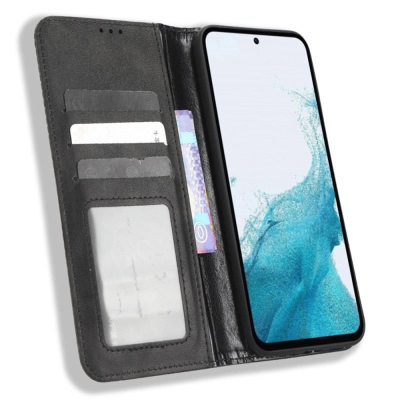 Flip Cover Samsung Galaxy A54 5G Style Cuir Stylisé