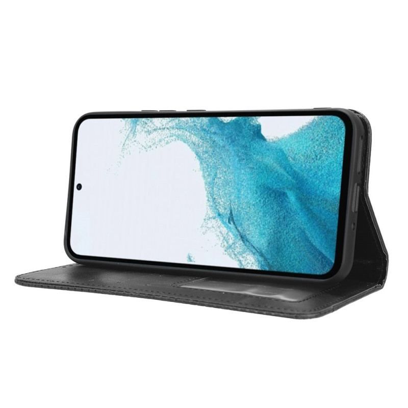 Flip Cover Samsung Galaxy A54 5G Style Cuir Stylisé